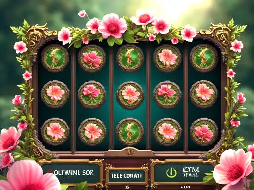Enchanted Garden pokie artwork at Rollxo Casino